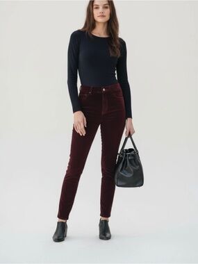 DL1961 DENIM FARROW HIGH RISE CORDUROY SKINNY PANTS SIZE 31